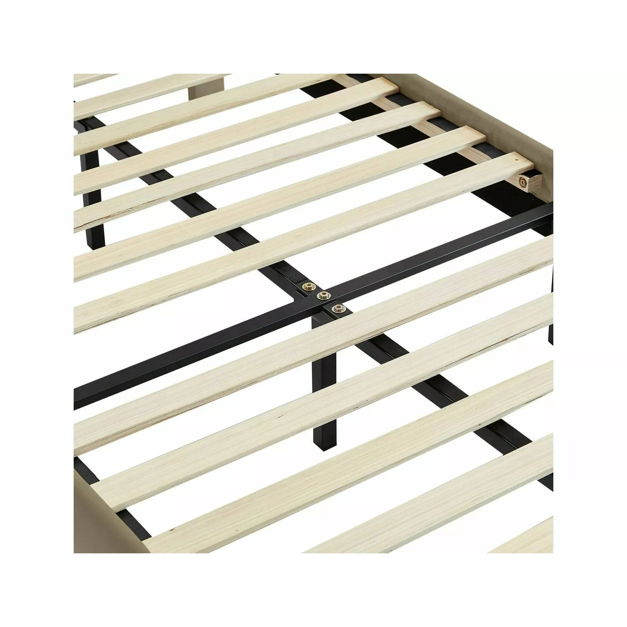 Ліжко полуторне Signal SAVANA VELVET 160X200 Бежевий BLUVEL 28 SAVANAV160BE