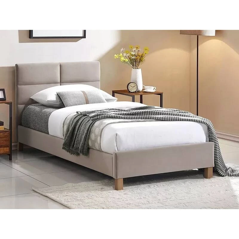 Ліжко односпальне Signal SIERRA VELVET 90X200 Бежевий TAP.192 SIERRAV90BED
