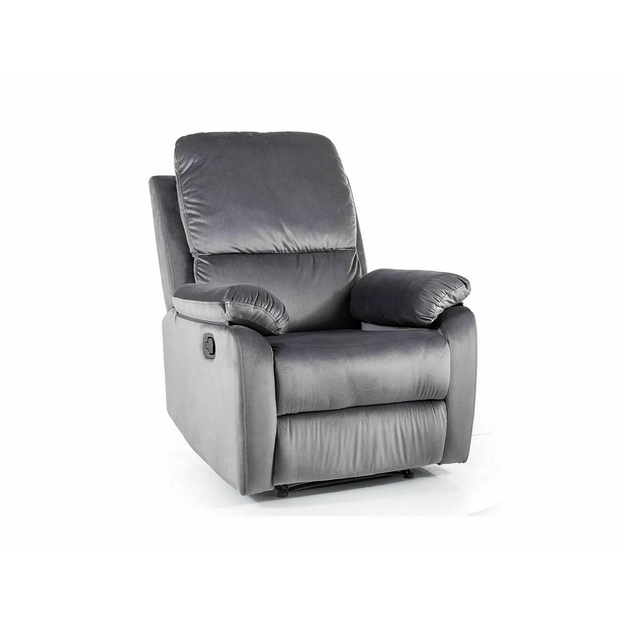Крісло розкладне Signal SPENCER 1 VELVET сіре BL.14 SPENCER1VSZ