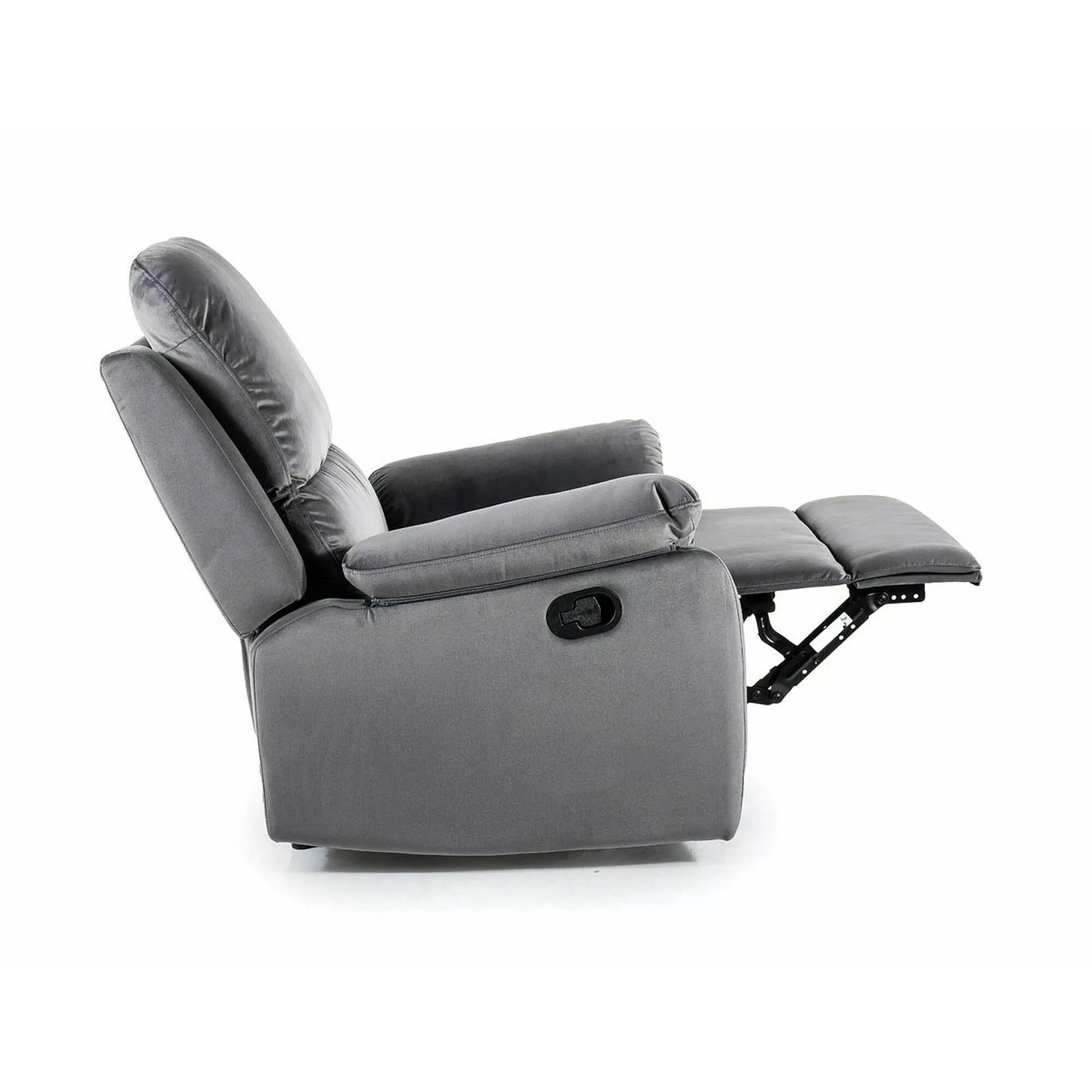 Крісло розкладне Signal SPENCER 1 VELVET сіре BL.14 SPENCER1VSZ