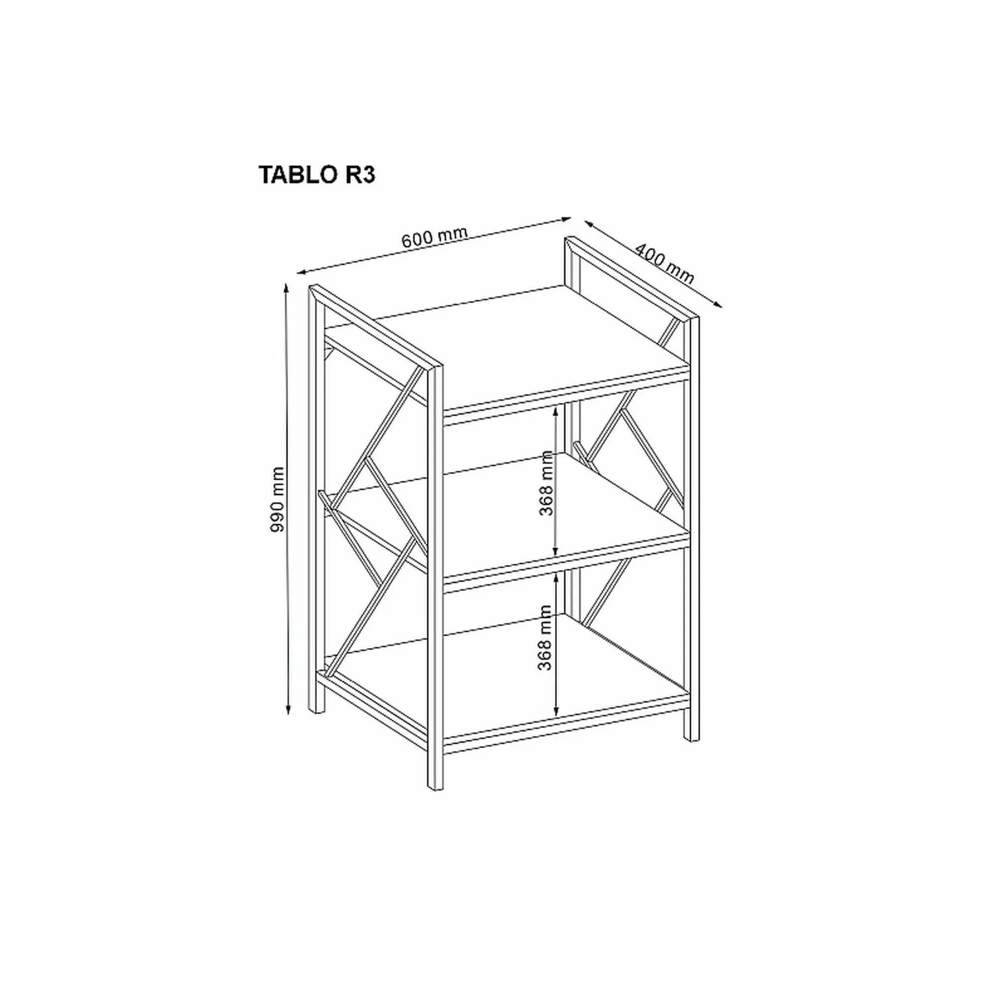 Стелаж Signal Tablo R3 Дуб 99х60 TABLOR3