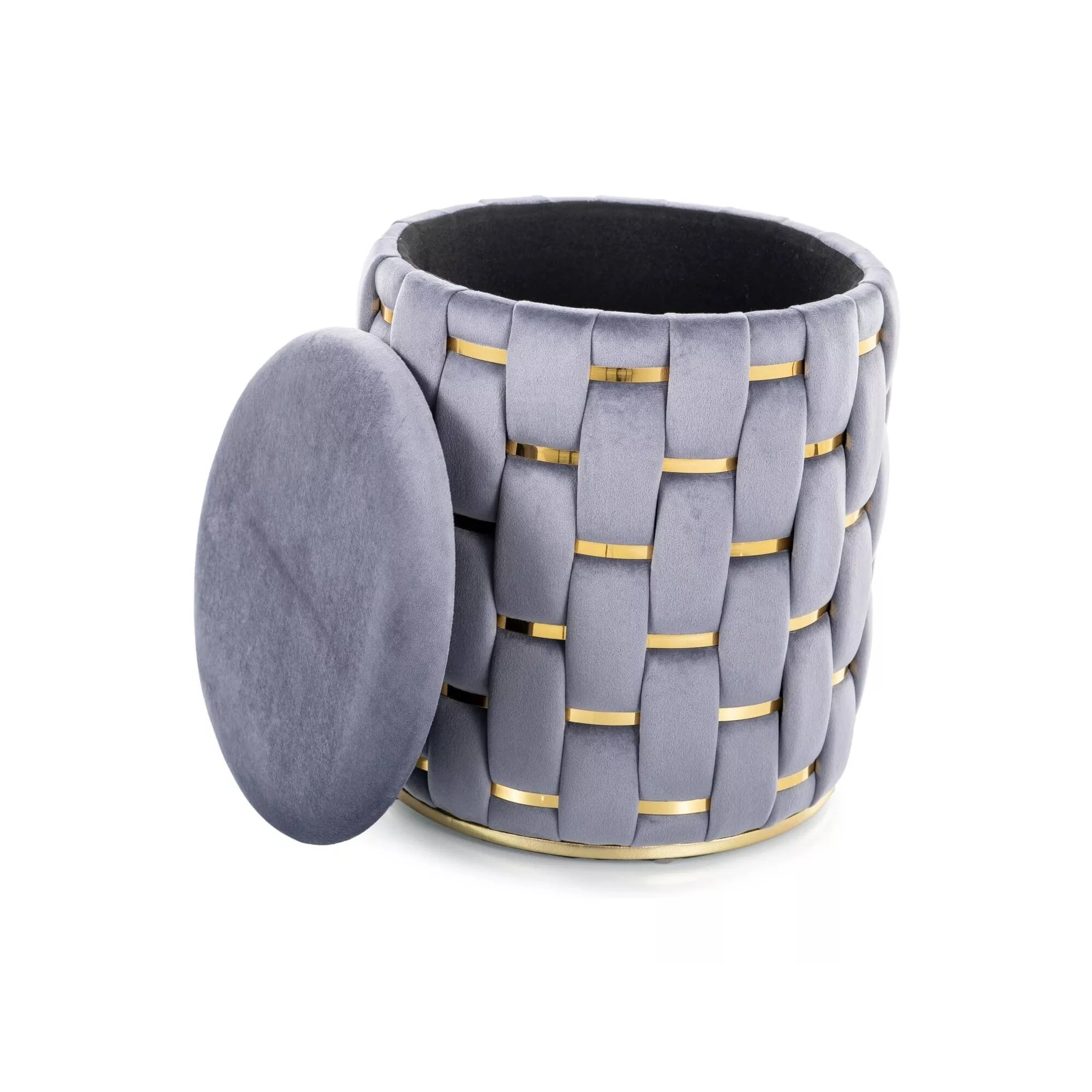 Пуф Signal TIARA VELVET сірий Тк.252 TIARAVSZ
