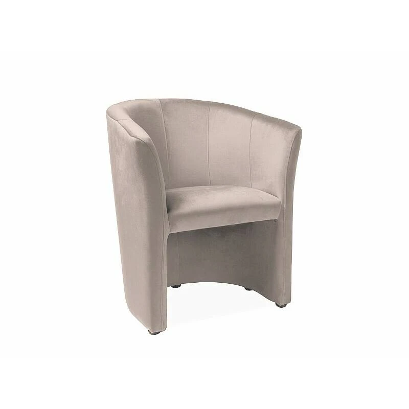 Крісло Signal TM-1 VELVET темний беж/венге BL.40 TM1V40