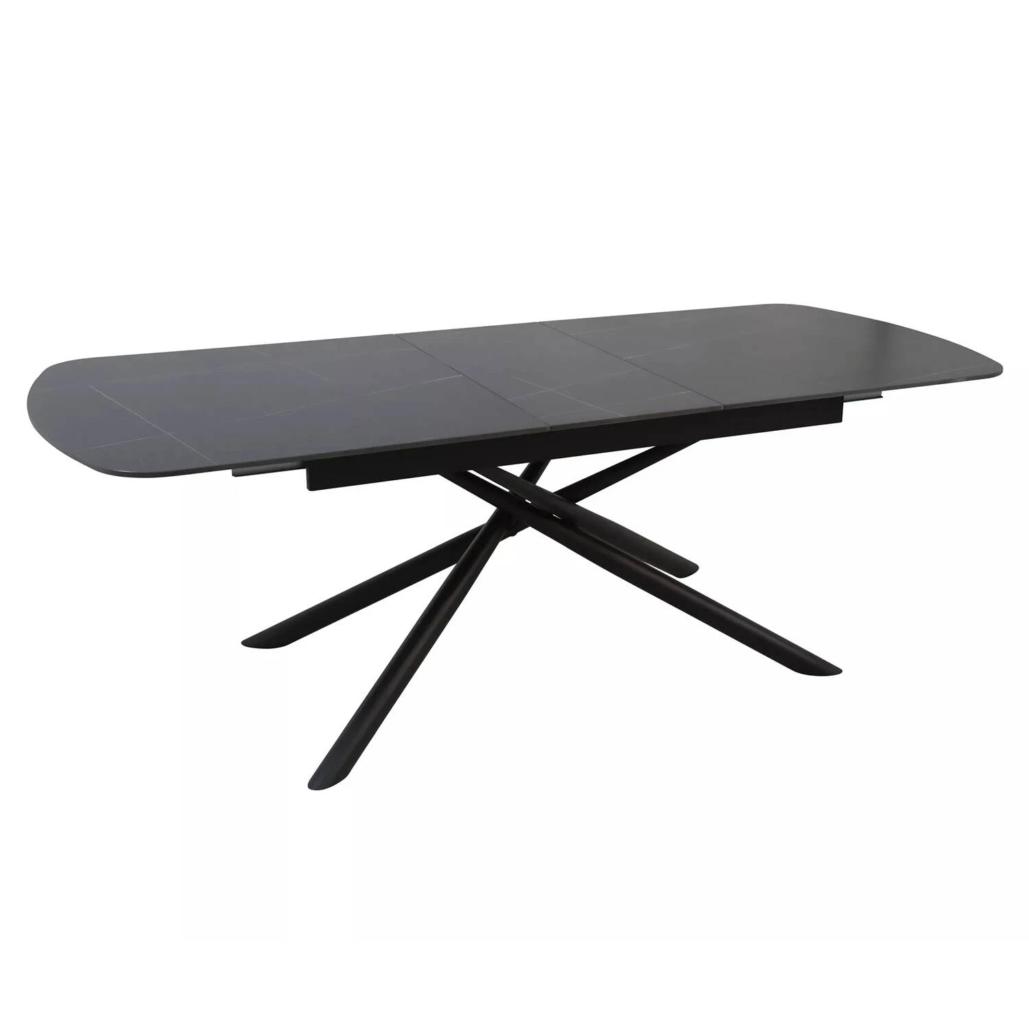 Стіл обідній розкладний Signal Vector 180-220x90x75 чорний