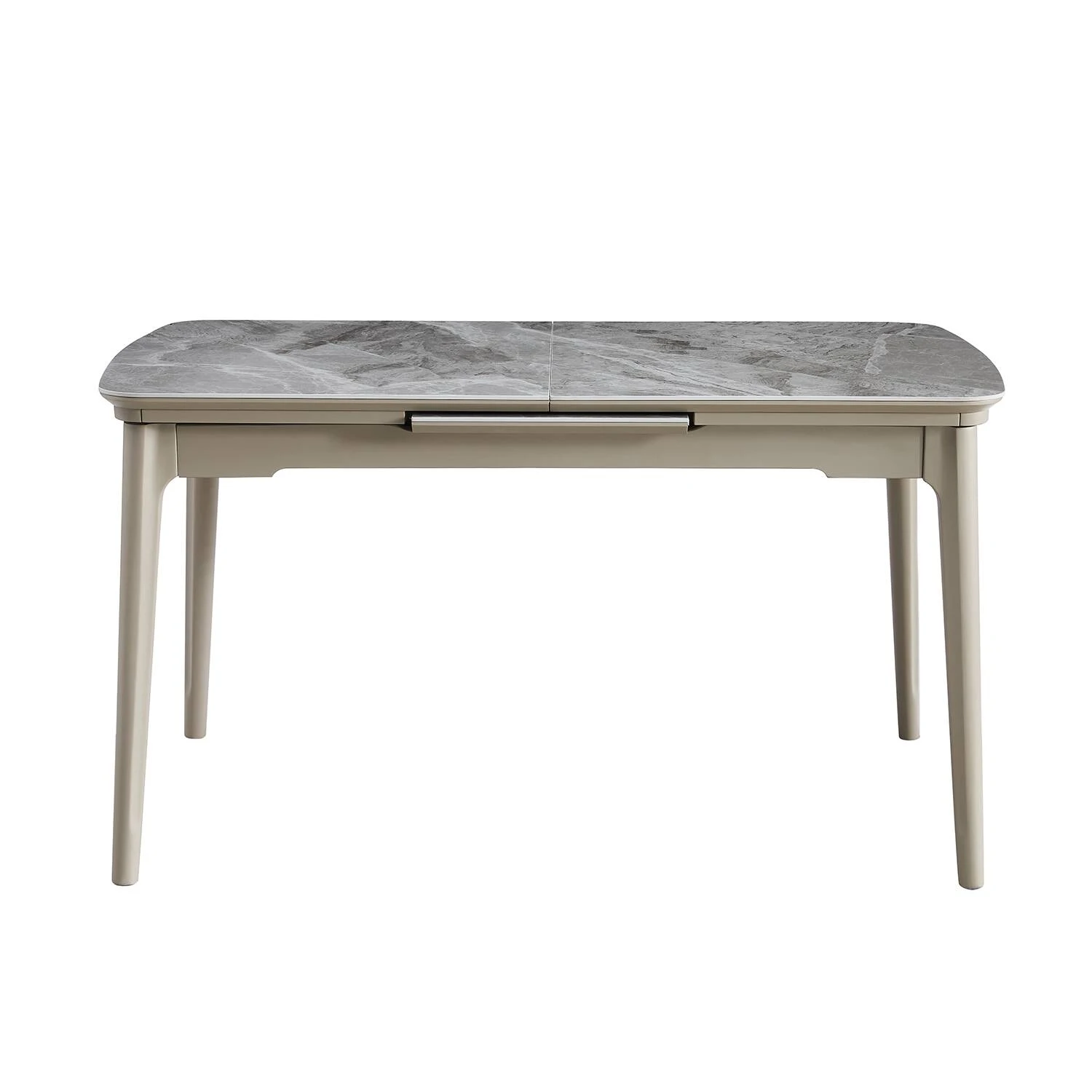 Стіл обідній розкладний Bjorn Askold 140-180х80х76 Italy Grey Glossy (cocoa legs)
