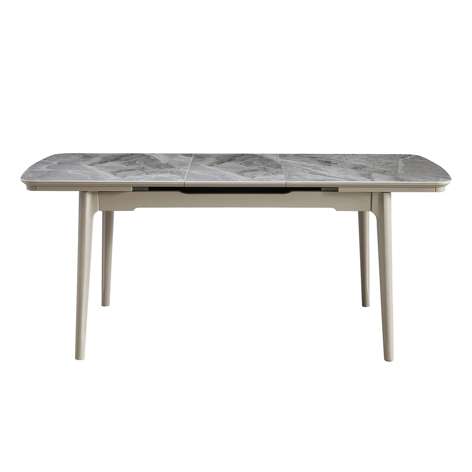 Стіл обідній розкладний Bjorn Askold 140-180х80х76 Italy Grey Glossy (cocoa legs)