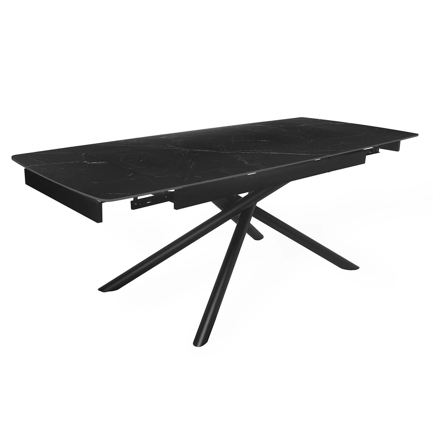 Стіл обідній розкладний Bjorn Philip 140-200х90х75 Shakespeare Black Matt