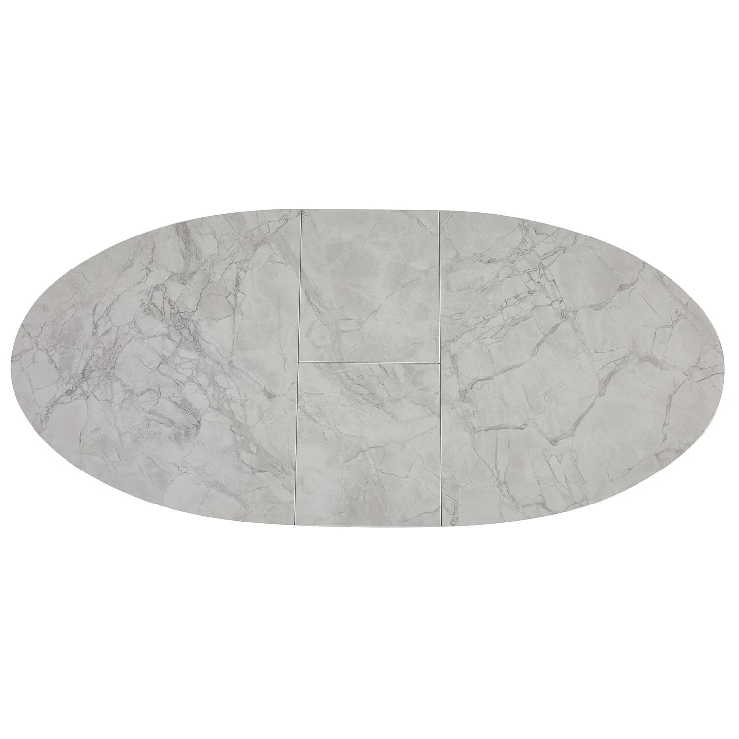 Стіл обідній розкладний Bjorn Clement-B 160-200х90х76 Alpine Grey Glossy