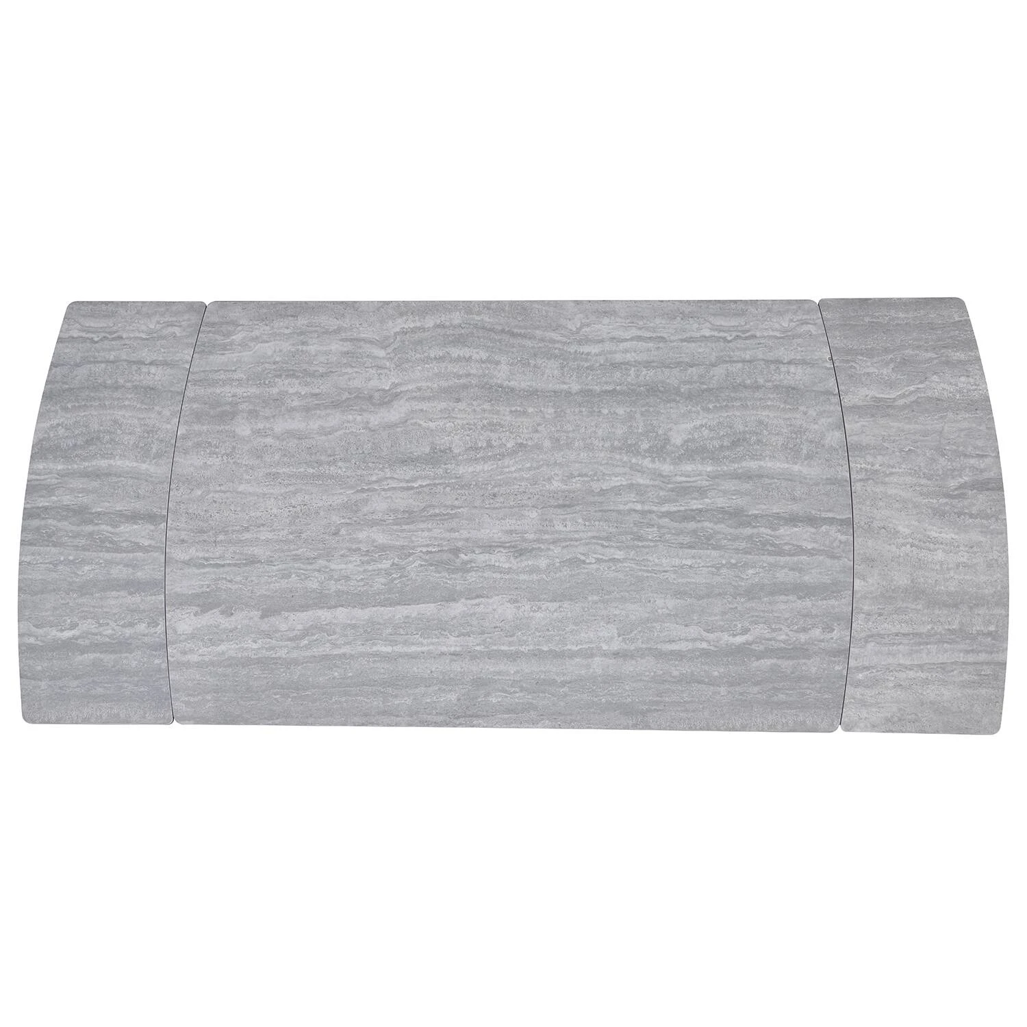 Стіл обідній розкладний Bjorn Philip 140-200х90х76 Grey Travertine matt
