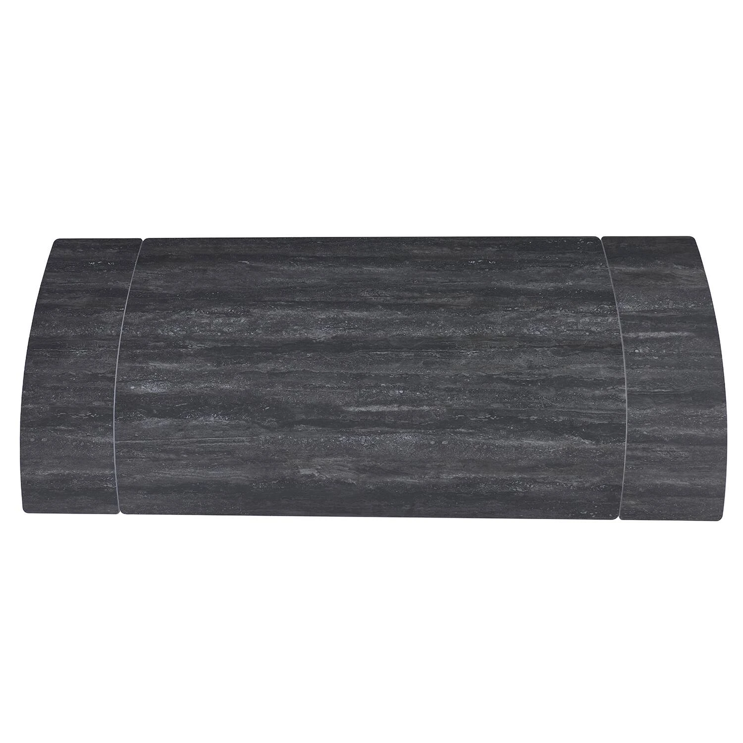 Стіл обідній розкладний Bjorn Philip 160-220х90х76 Black Travertine matt