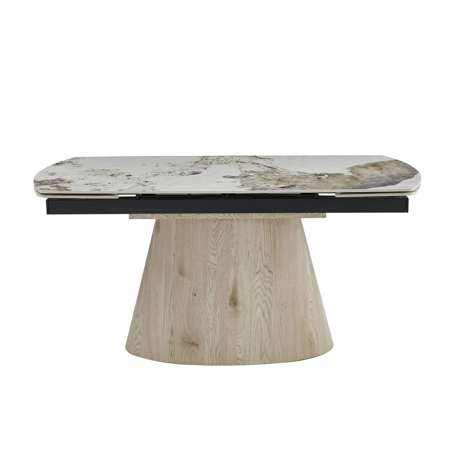 Стіл обідній розкладний Bjorn Clement-T Wood 160-220х90х76 Pandora Glossy
