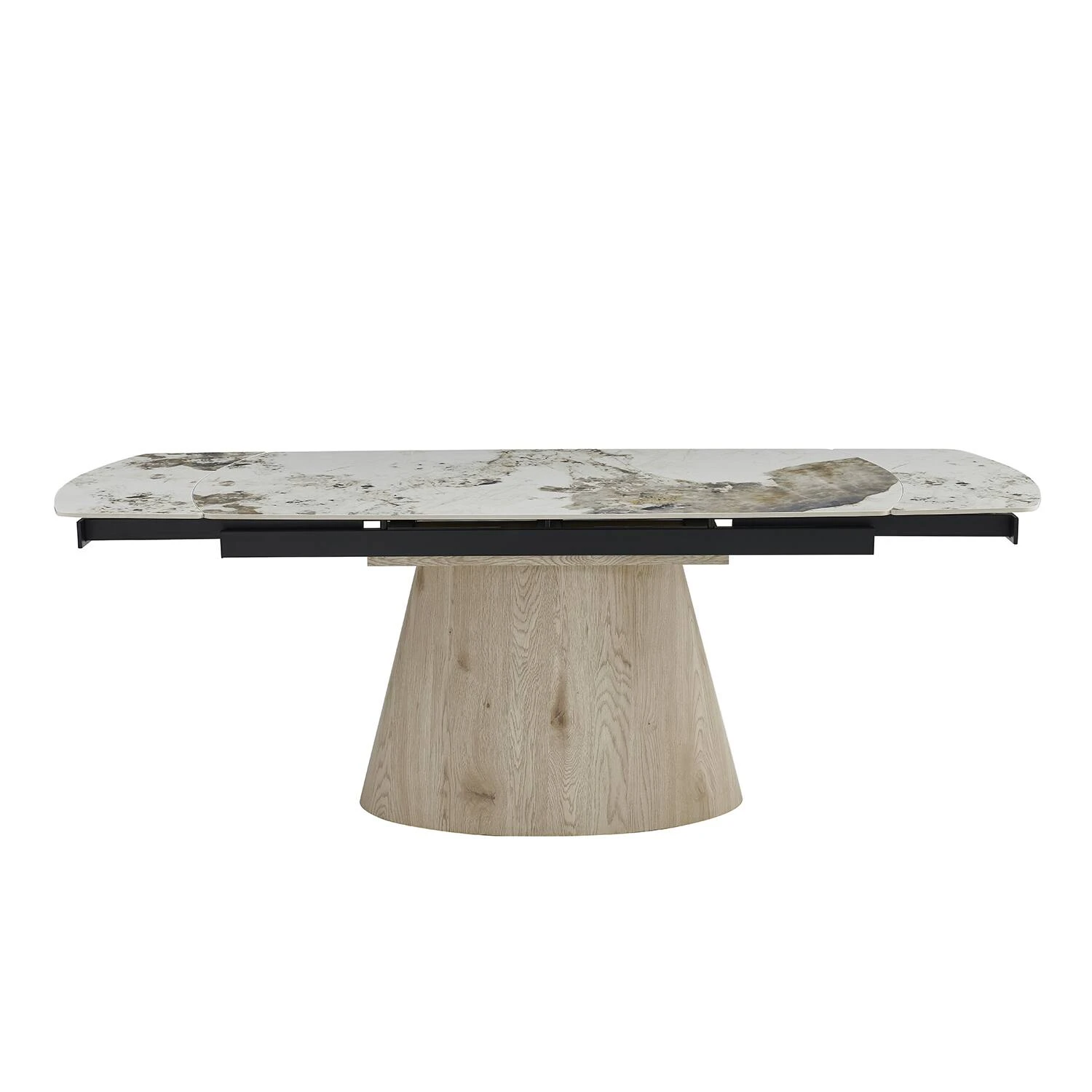 Стіл обідній розкладний Bjorn Clement-T Wood 160-220х90х76 Pandora Glossy