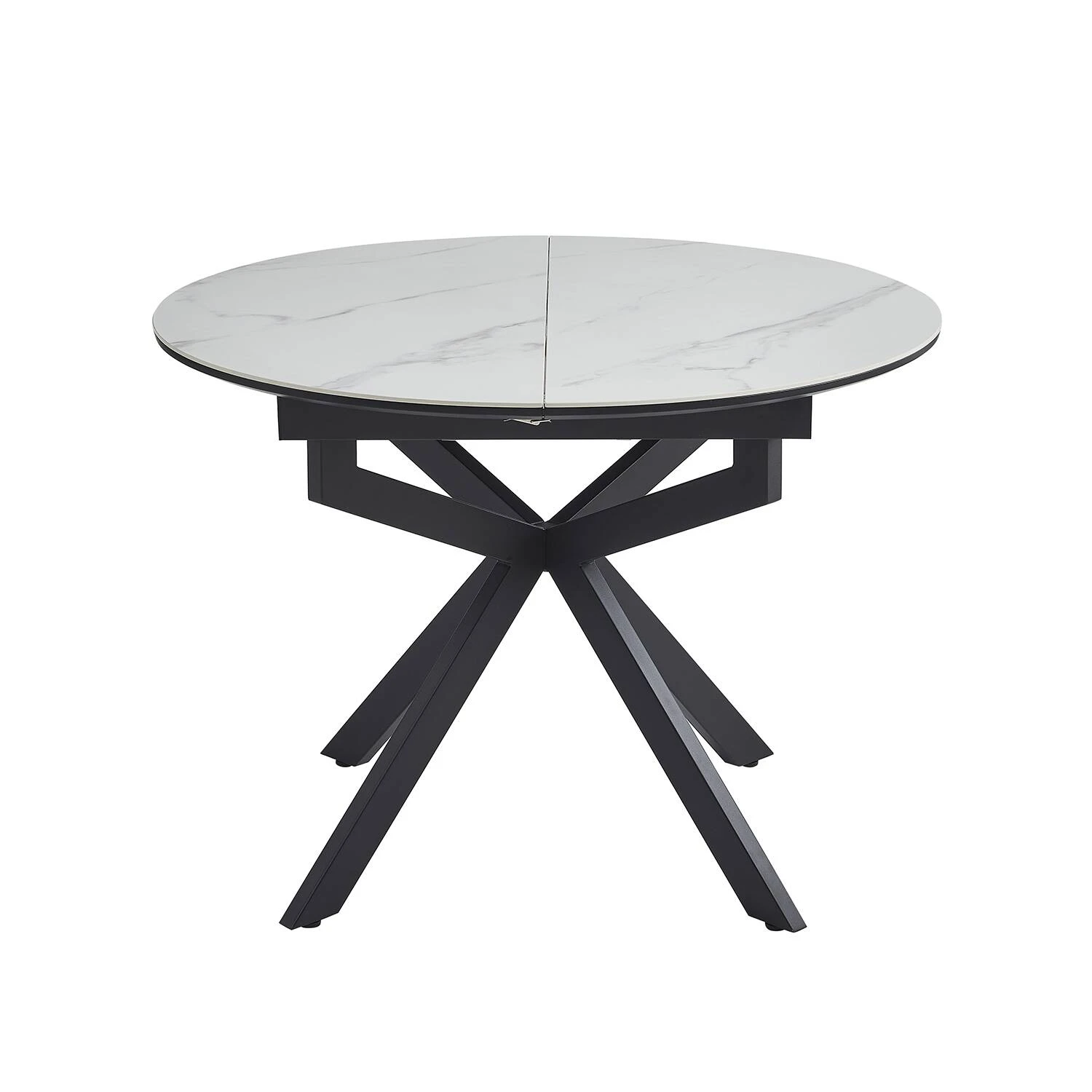Стіл обідній розкладний Bjorn Atlas 105-138х105х76 Snow White Matt