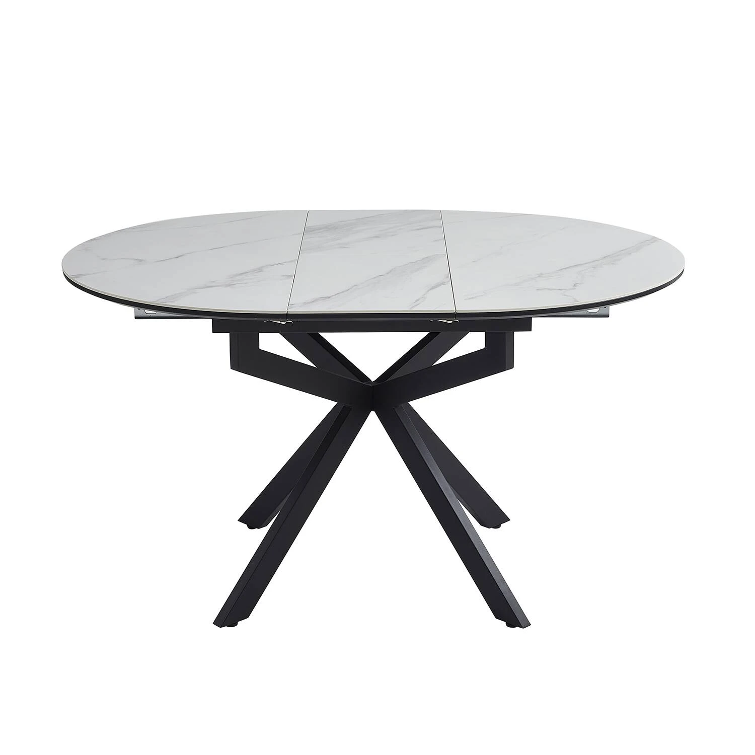 Стіл обідній розкладний Bjorn Atlas 105-138х105х76 Snow White Matt