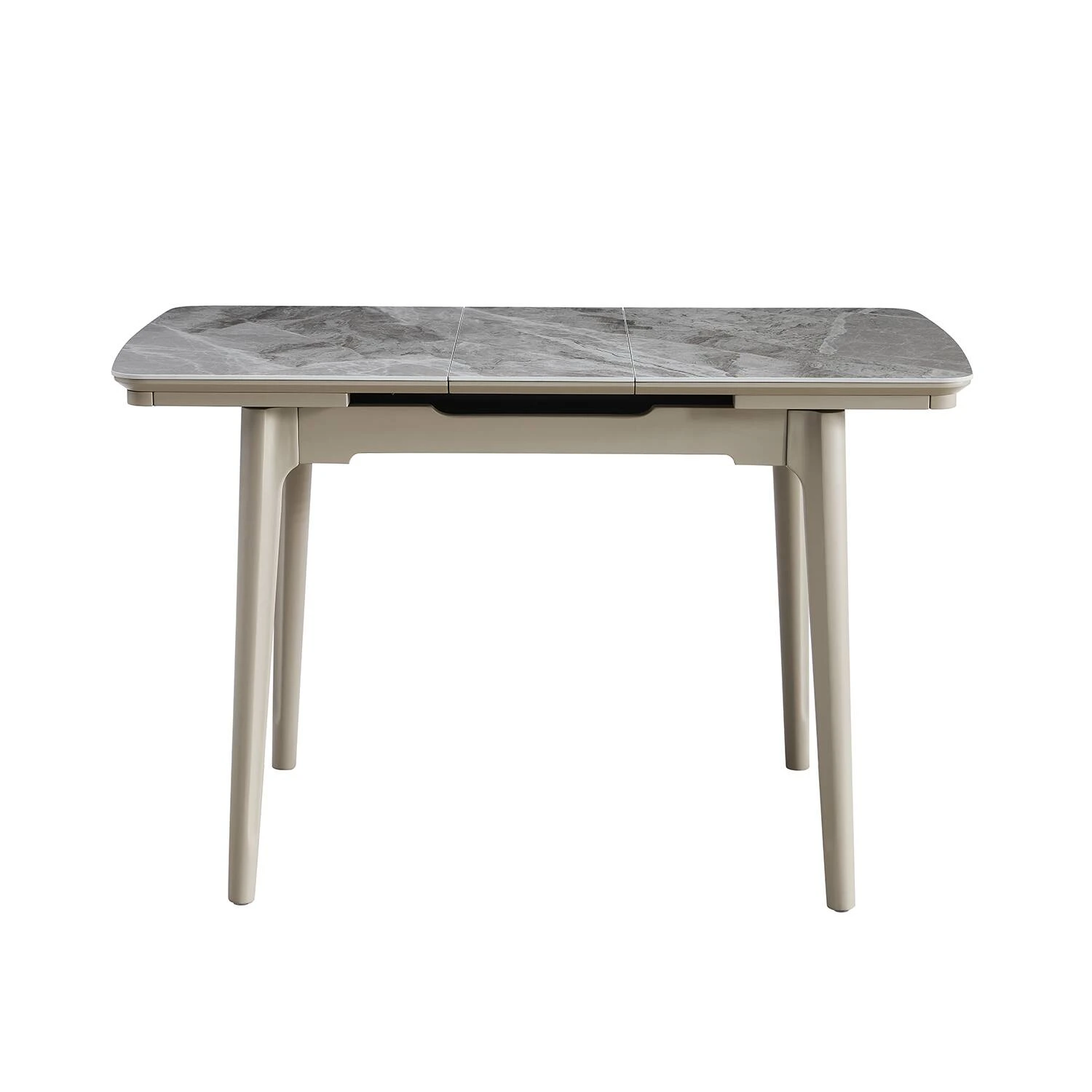 Стіл обідній розкладний Bjorn Askold 95-120х70х76 Italy Grey Glossy (cocoa legs)