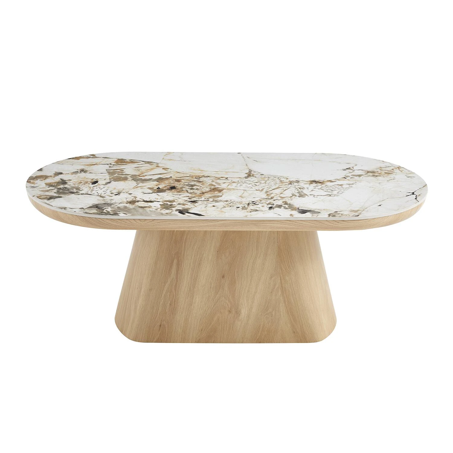 Стіл журнальний Bjorn Royal 120х60х45 Pandora Glossy + Wood