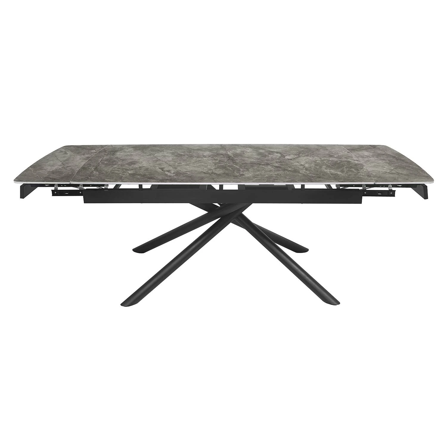 Стіл обідній розкладний Bjorn Philip 160-220х90х75 Baolai Grey Glossy