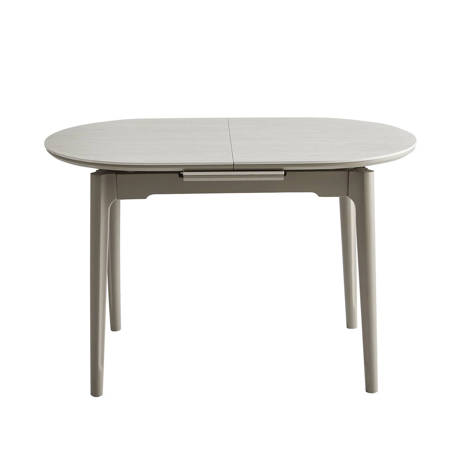 Стіл обідній розкладний Bjorn Askold Ellipse 120-150x80x76 Roman Stone Matt + Cocoa leg