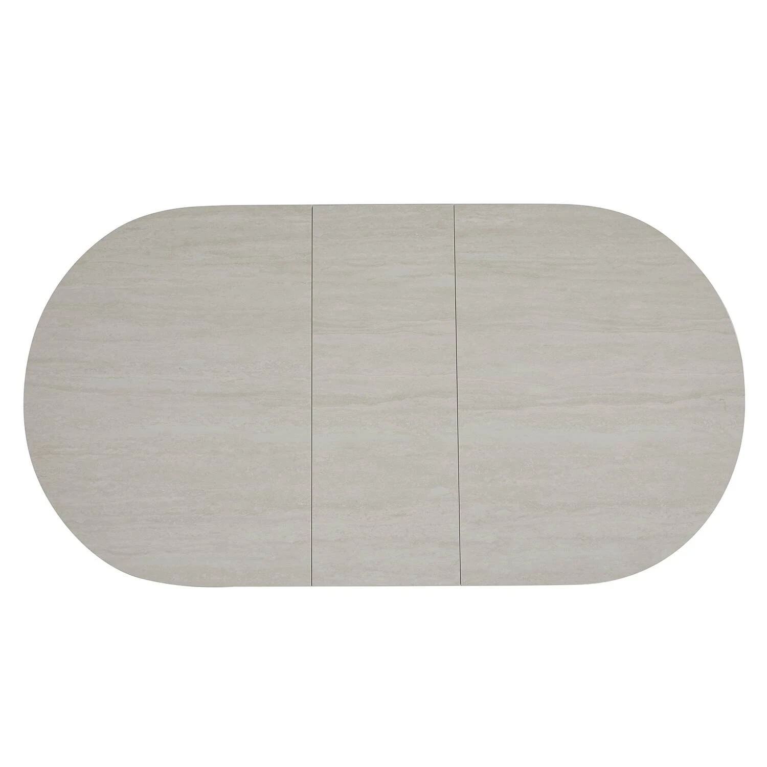 Стіл обідній розкладний Bjorn Askold Ellipse 120-150x80x76 Roman Stone Matt + Cocoa leg