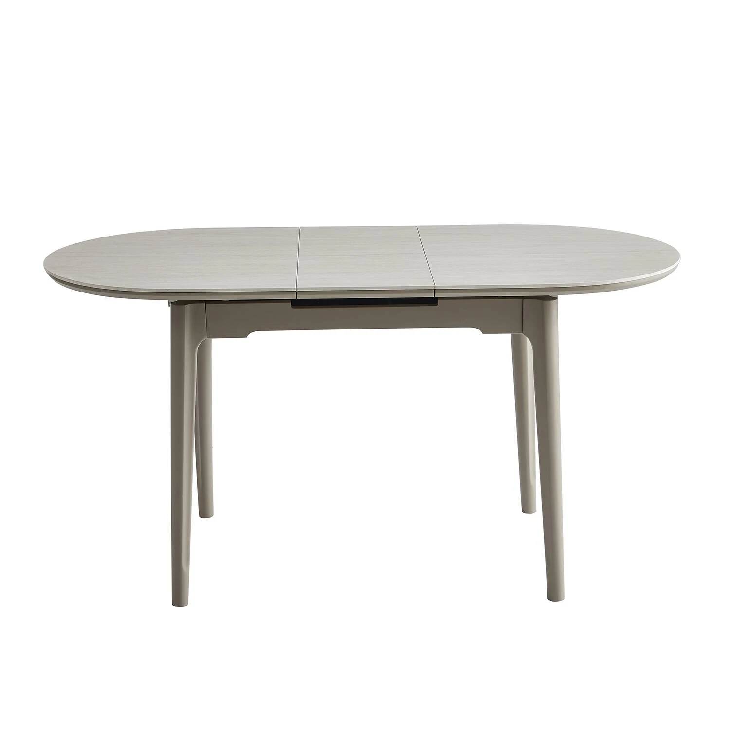 Стіл обідній розкладний Bjorn Askold Ellipse 120-150x80x76 Roman Stone Matt + Cocoa leg
