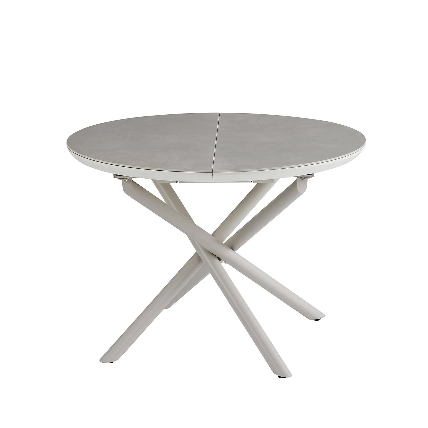 Стіл обідній розкладний Bjorn Lunar R 105-145х105х75 Sahara Carmen LG Matt + Sahara leg