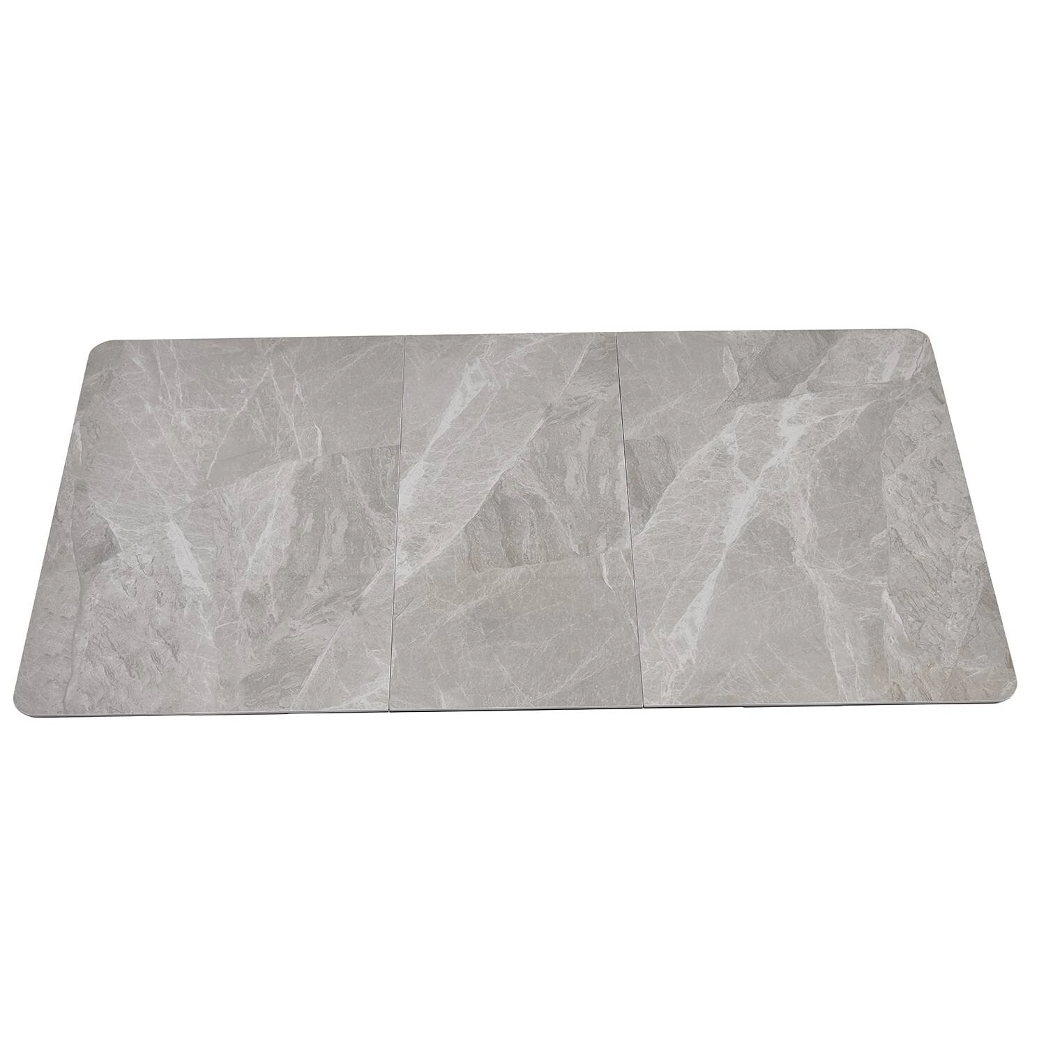 Стіл обідній розкладний Bjorn Torino 120-160x80x76 Italy Grey Glossy