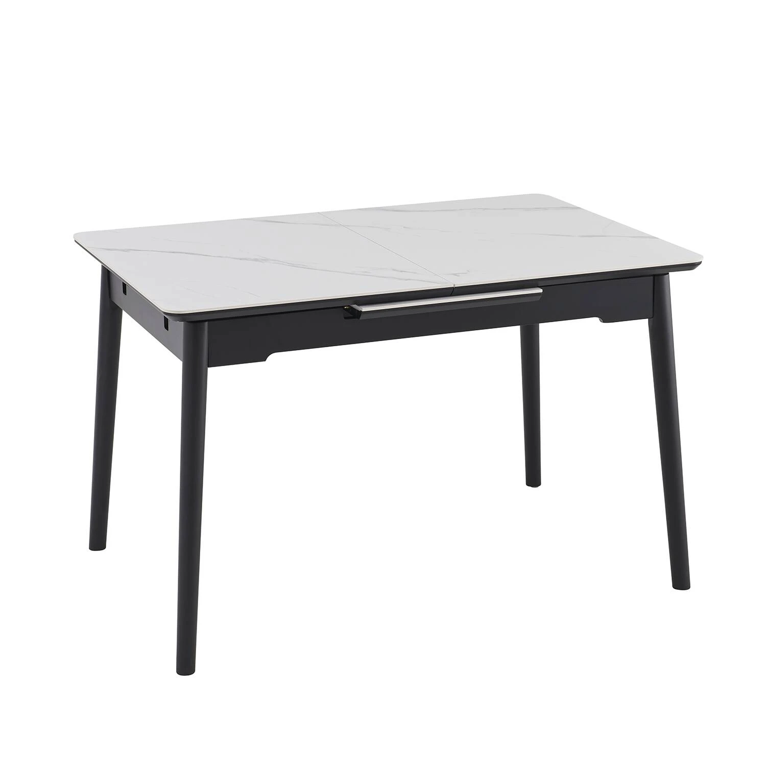 Стіл обідній розкладний Bjorn Torino 120-160x80x76 Snow White Matt