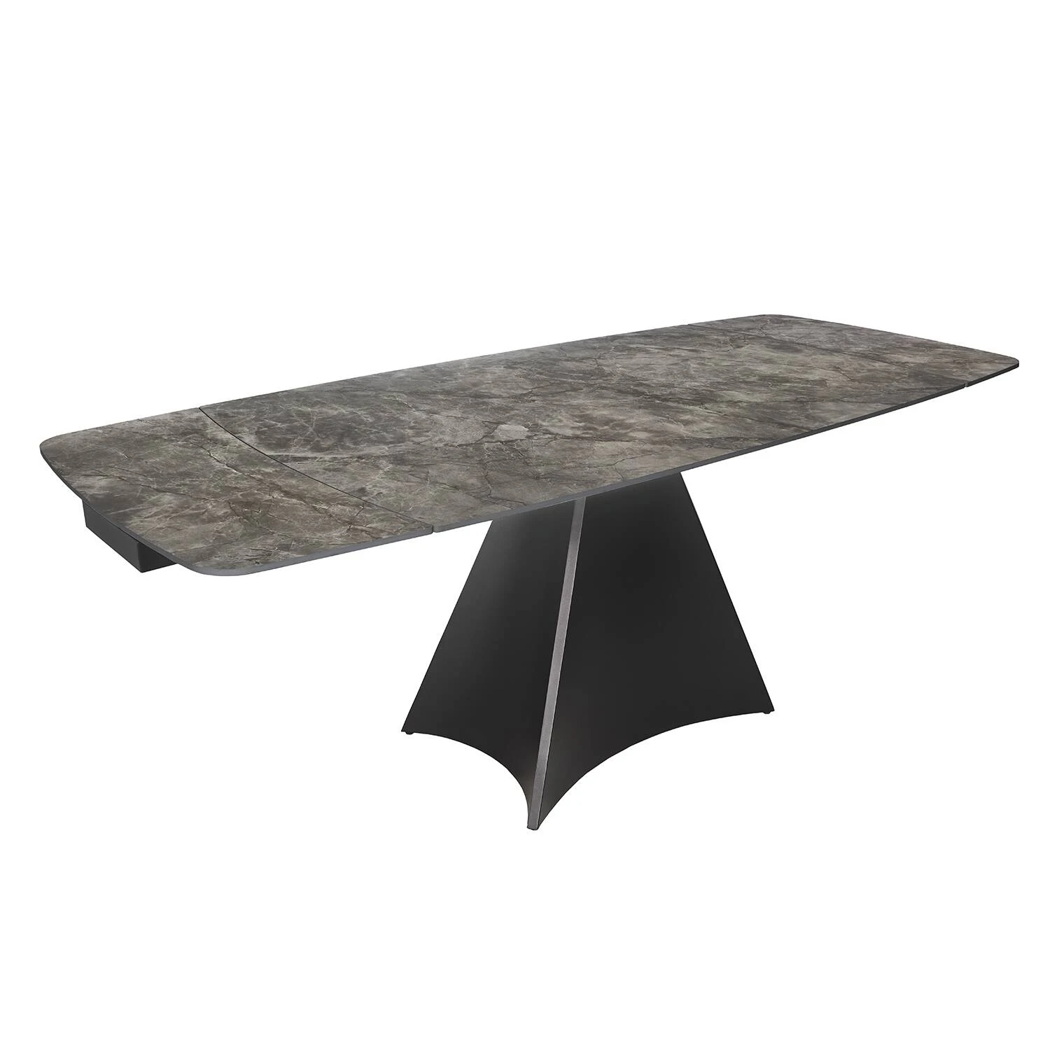 Стіл обідній розкладний Bjorn Norman 140-200х85х75 Bora Grey Glossy