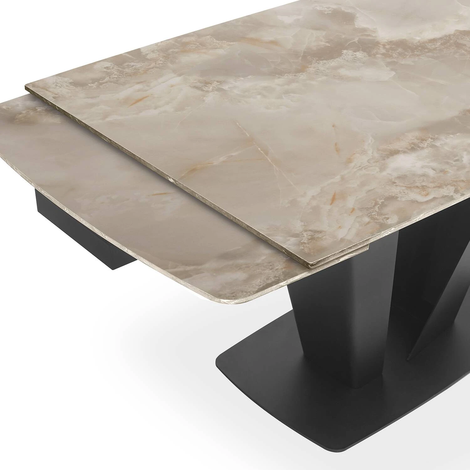 Стіл обідній розкладний Bjorn Lamberg 140-200х85х75 Agate Glossy