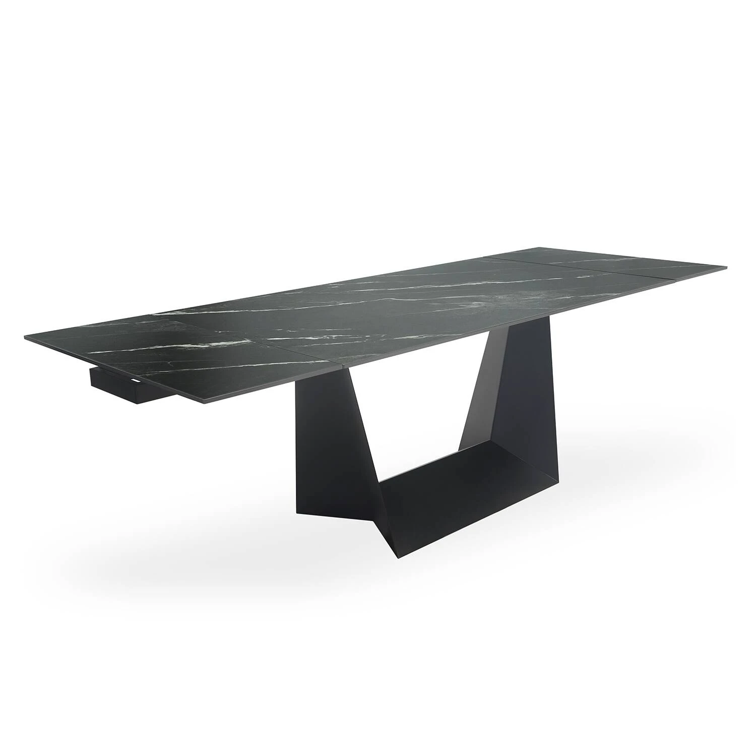 Стіл обідній розкладний Bjorn Edmund 160-240х90х75 Marquina Black Matt