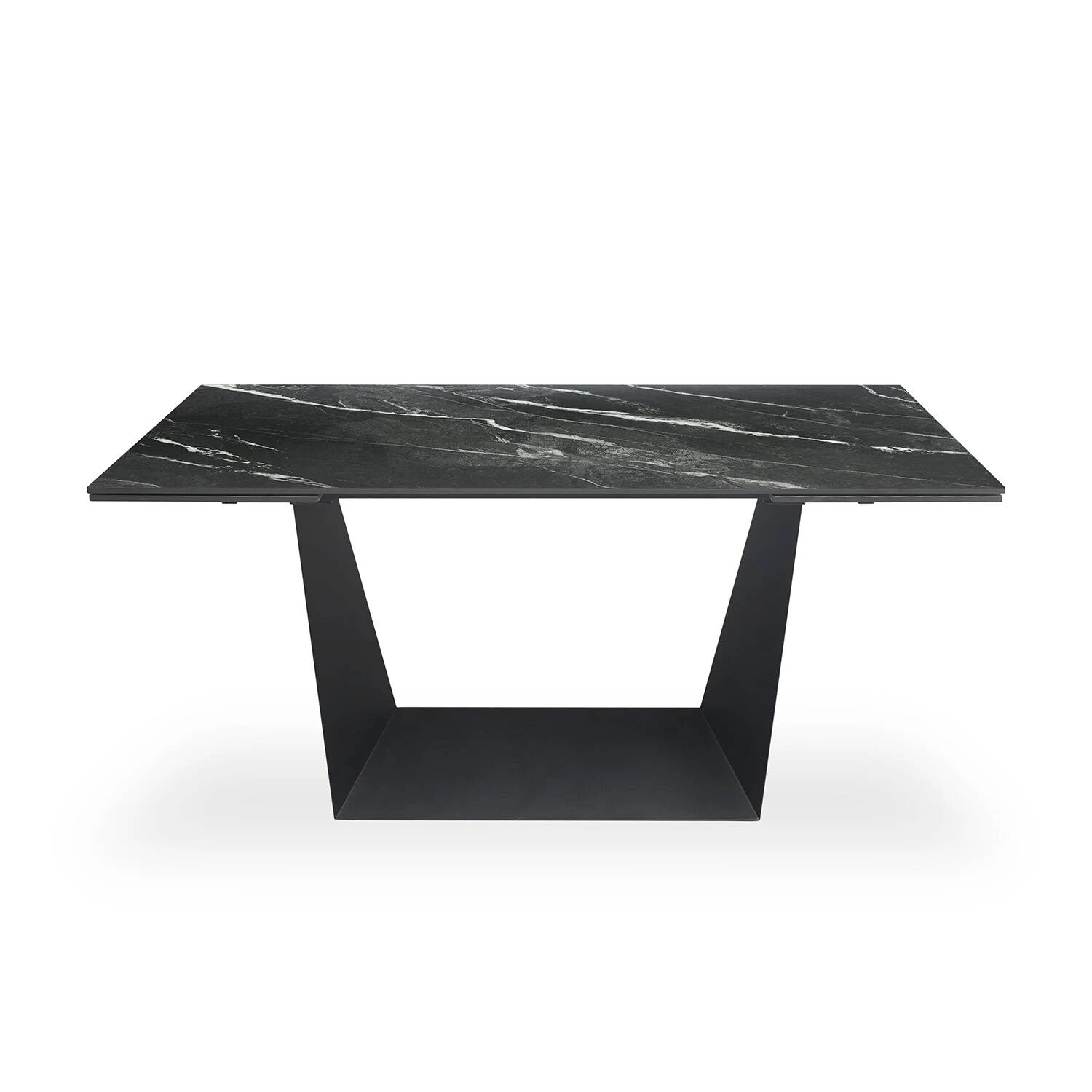 Стіл обідній розкладний Bjorn Edmund 160-240х90х75 Marquina Black Matt
