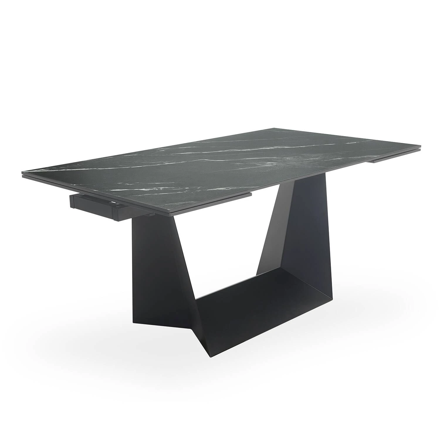 Стіл обідній розкладний Bjorn Edmund 160-240х90х75 Marquina Black Matt
