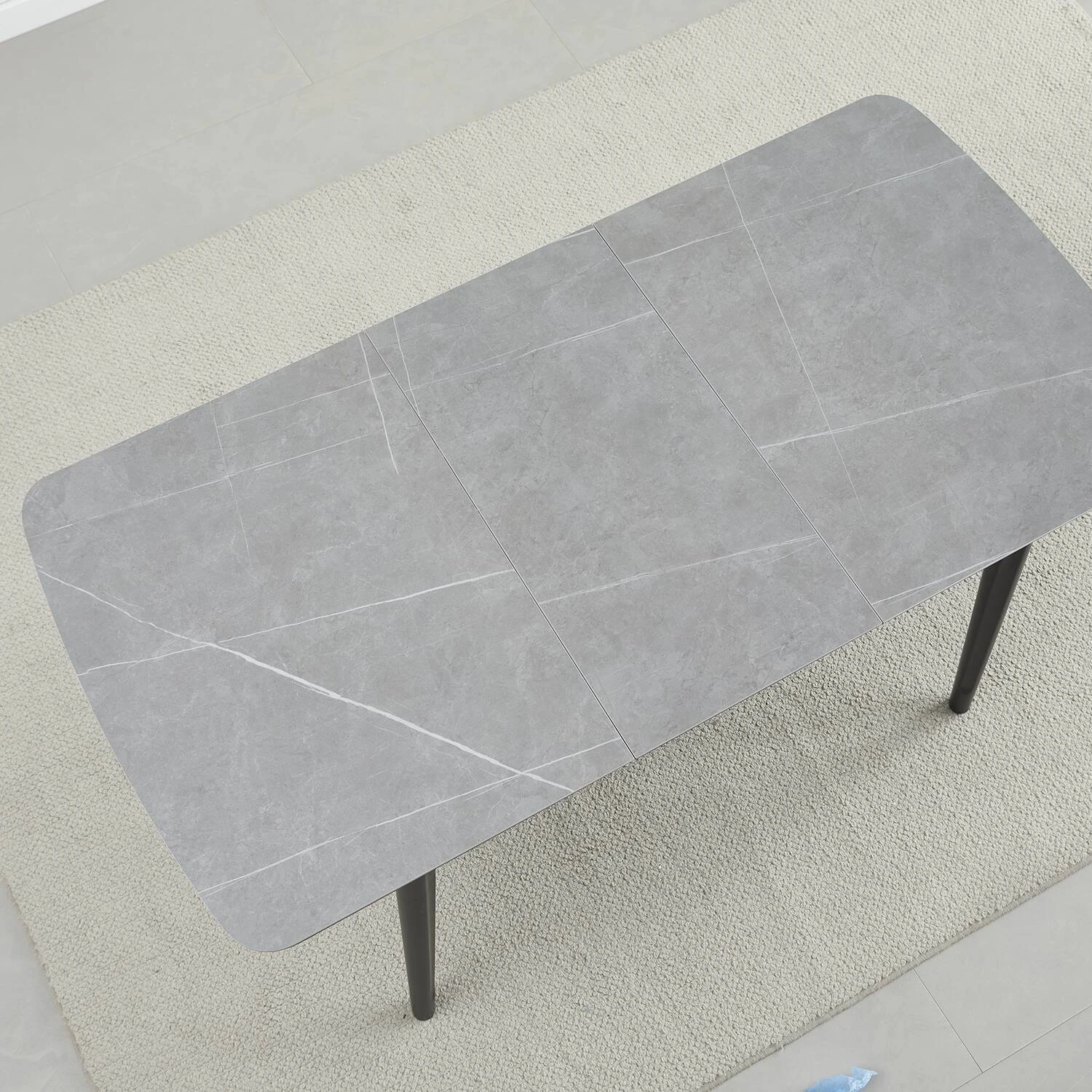 Стіл обідній розкладний Bjorn Askold 140-180х80х76 BG Grey Matt
