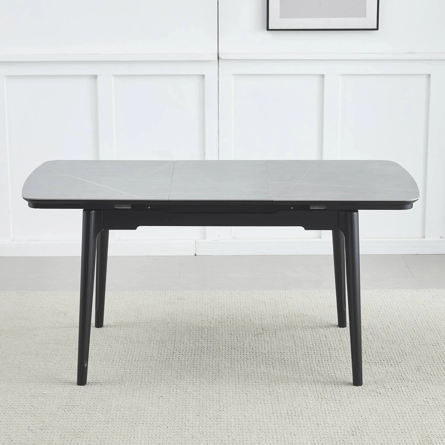 Стіл обідній розкладний Bjorn Askold 140-180х80х76 BG Grey Matt