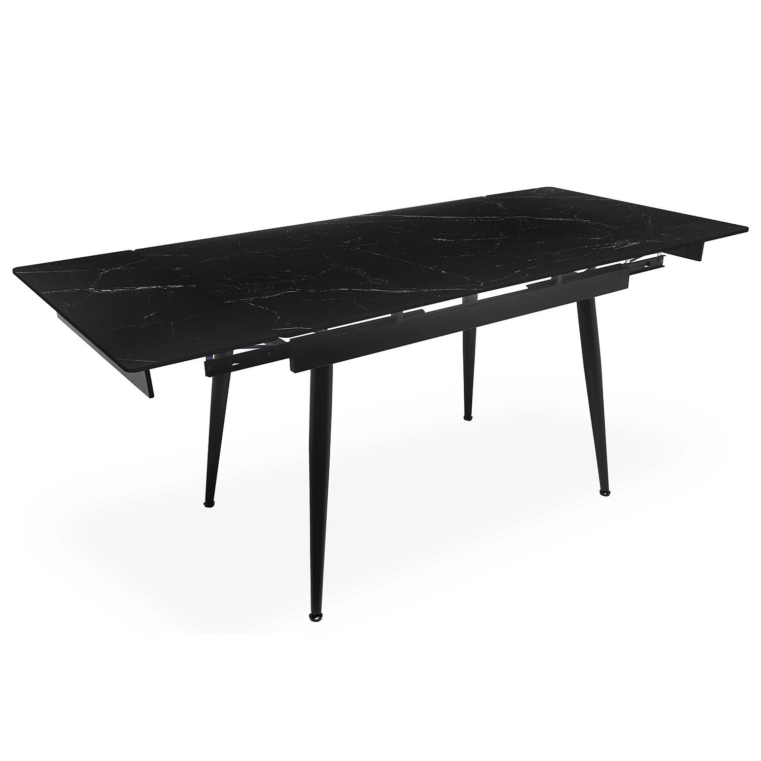 Стіл обідній розкладний Bjorn Connor 120-180х80х76 Shks Black Matt
