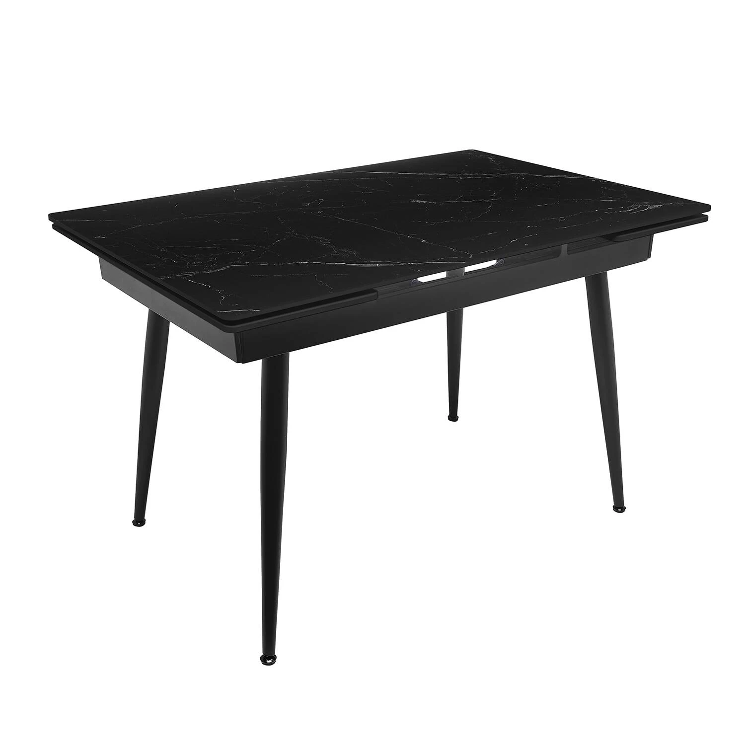 Стіл обідній розкладний Bjorn Connor 140-200х80х76 Shks Black Matt