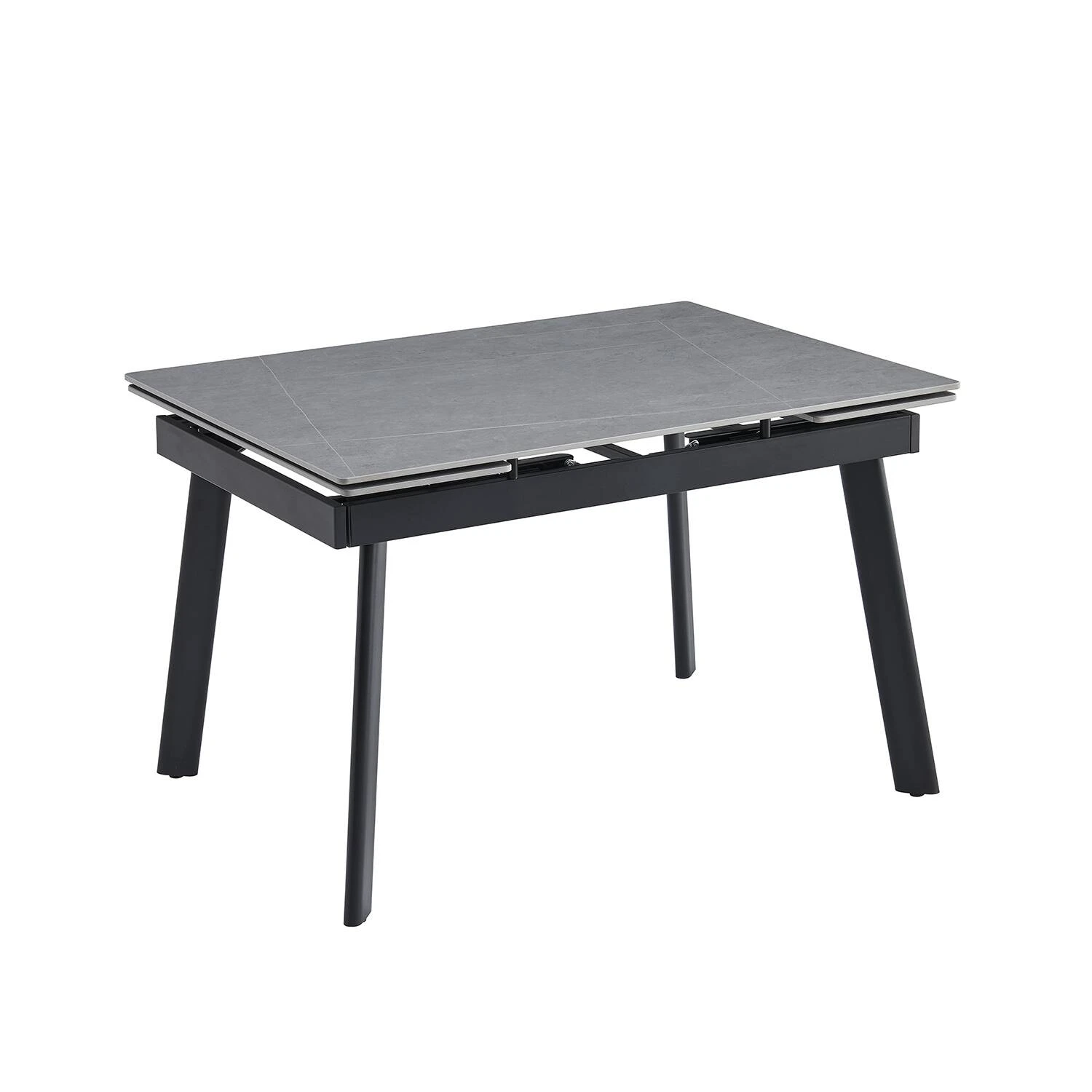 Стіл обідній розкладний Bjorn Velvet 120-180х90х76 BG Grey Matt