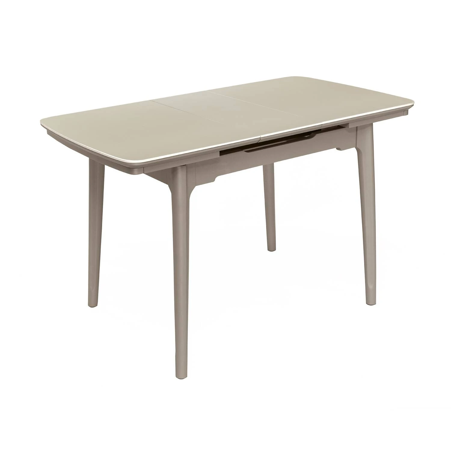 Стіл обідній розкладний Bjorn Askold 95-120х70х76 Mia White Matt (cocoa legs)