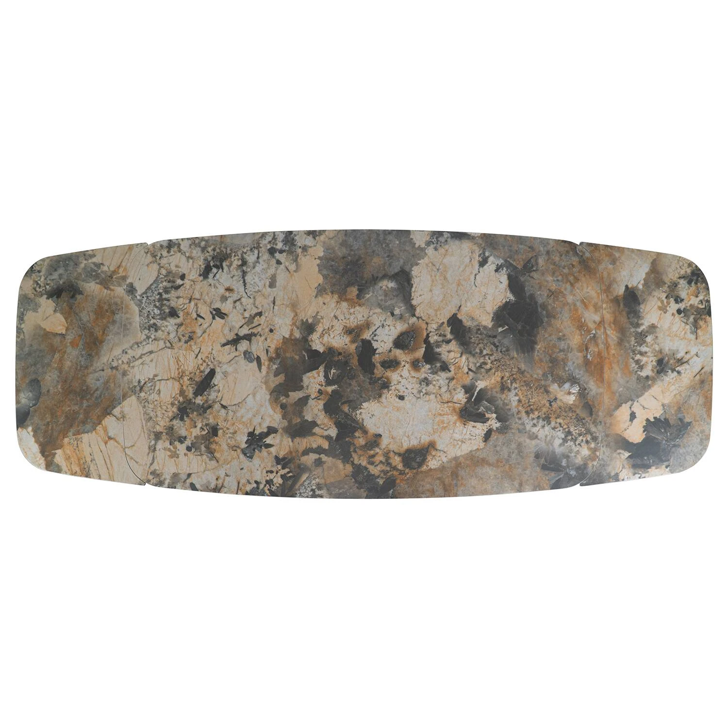 Стіл обідній розкладний Bjorn Weston 180-260х100х75 Fantasy brown matt + brash bronze