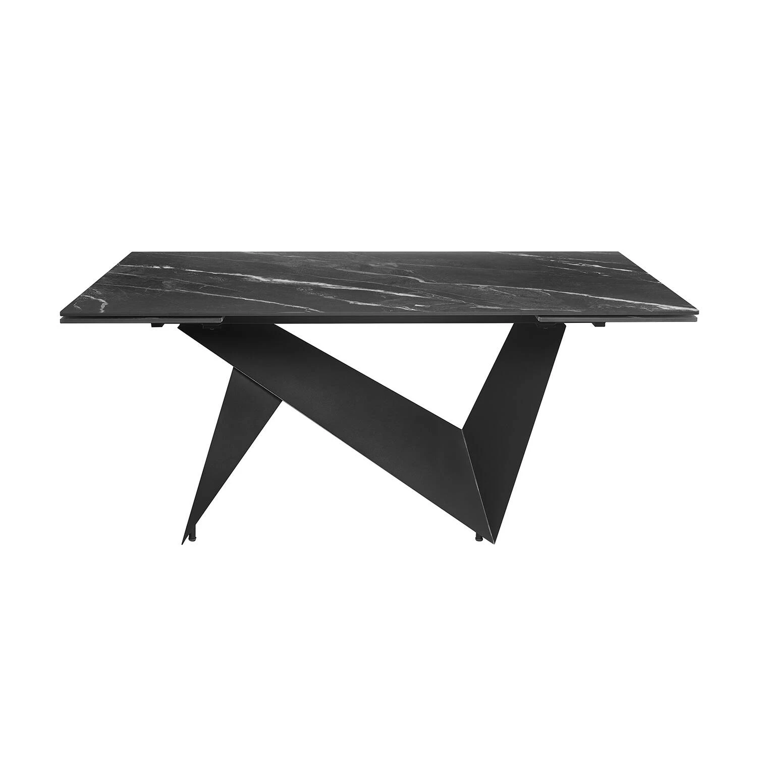 Стіл обідній розкладний Bjorn Patrik 160-240х90х75 Marquina Black Matt