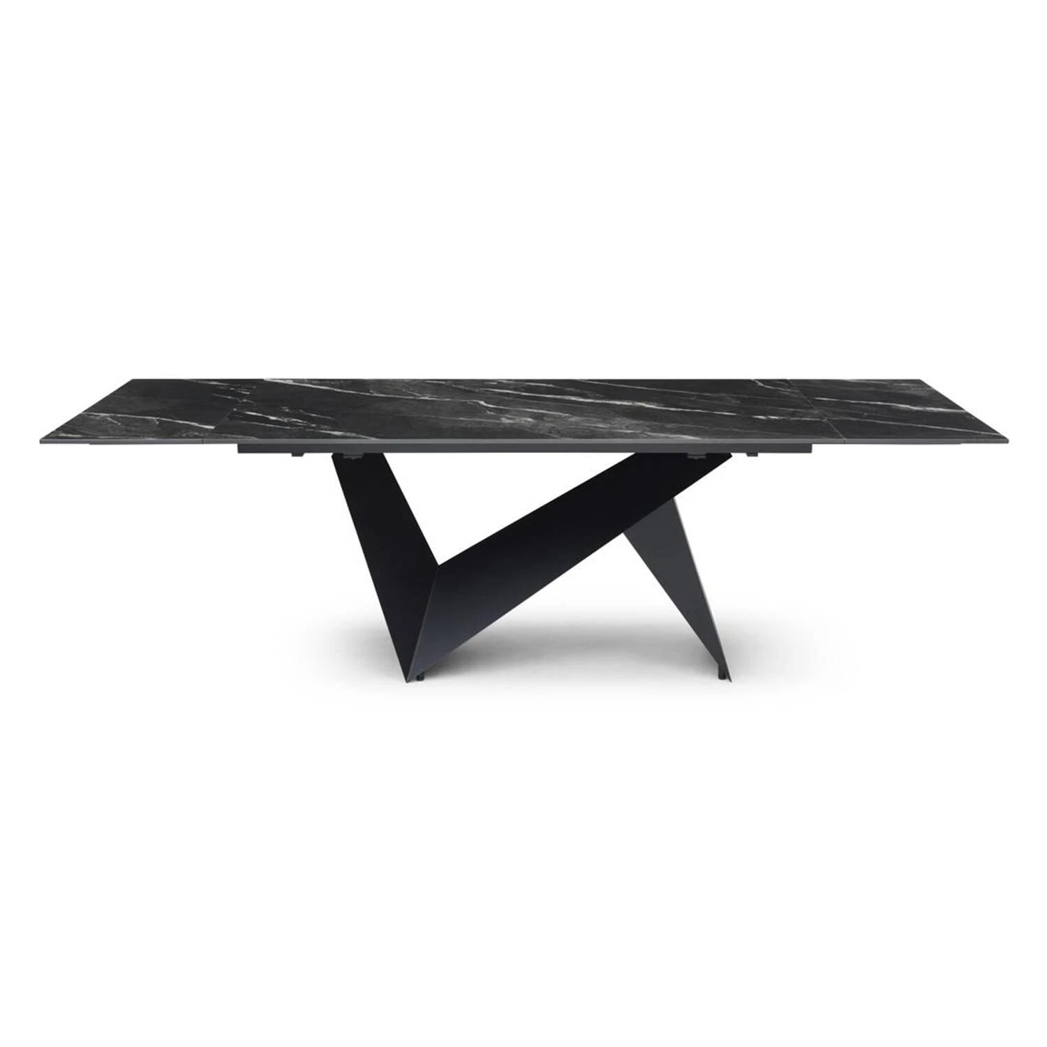 Стіл обідній розкладний Bjorn Patrik 160-240х90х75 Marquina Black Matt
