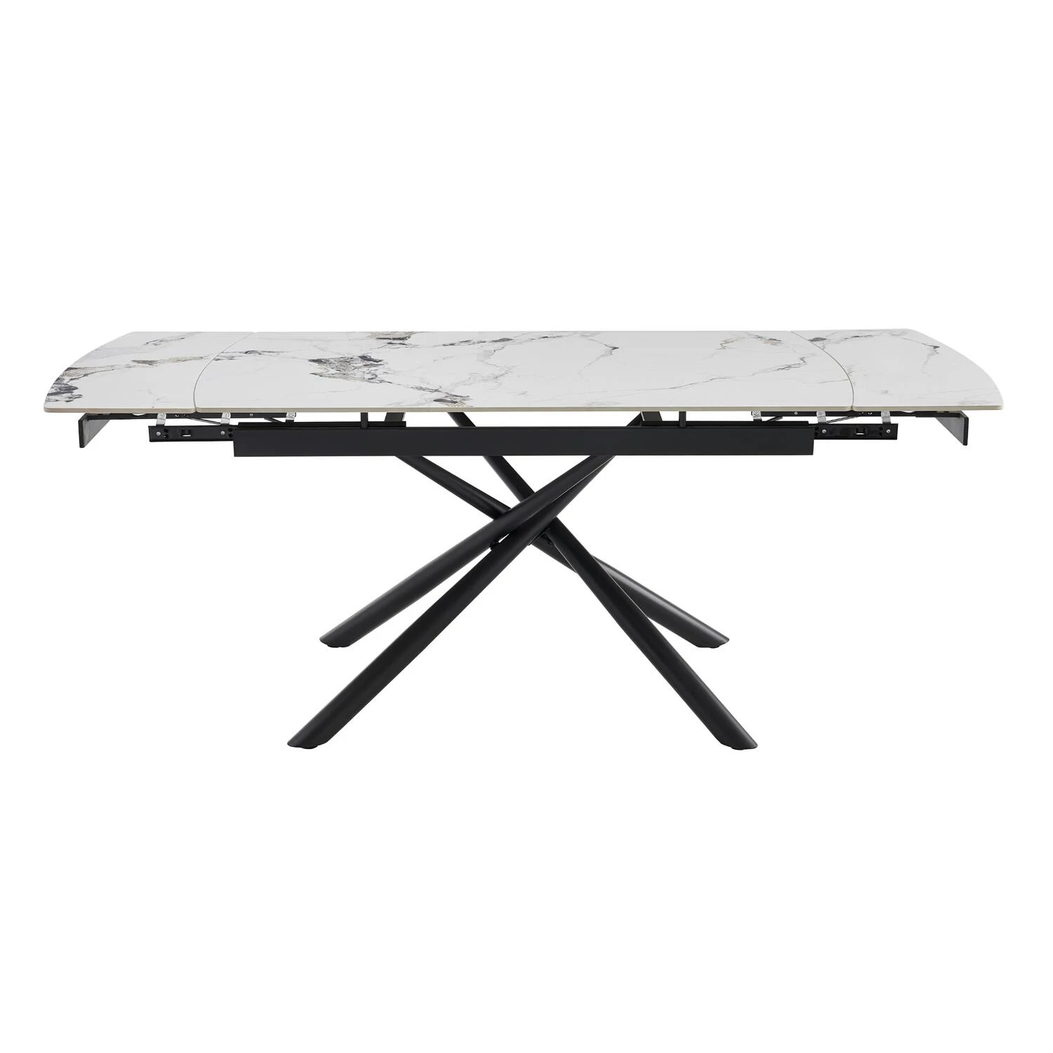 Стіл обідній розкладний Bjorn Philip 160-220х90х75 PP White Glossy