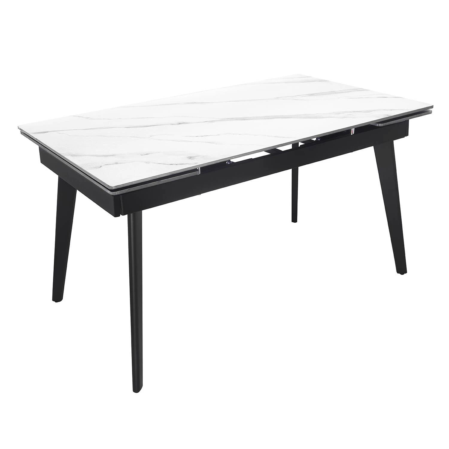 Стіл обідній розкладний Bjorn Genry 140-200х80х76 Snow White Matt
