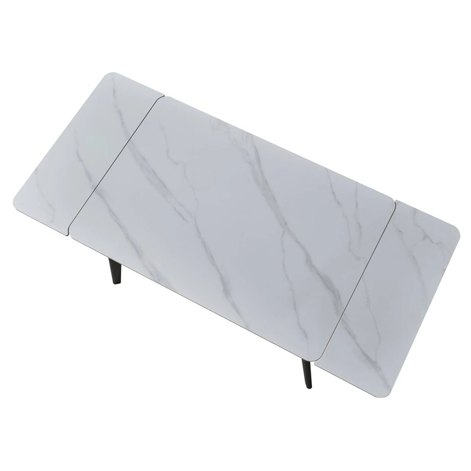 Стіл обідній розкладний Bjorn Genry 140-200х80х76 Snow White Matt