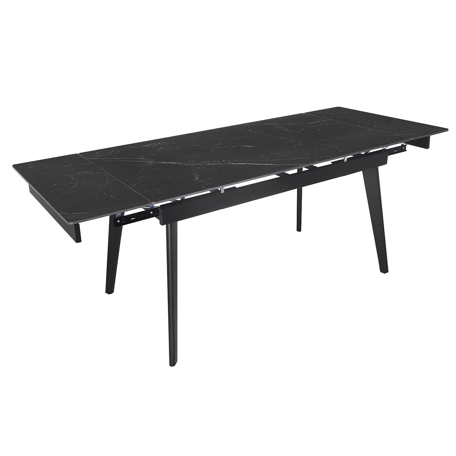 Стіл обідній розкладний Bjorn Genry 140-200х80х76 Shks Black Matt
