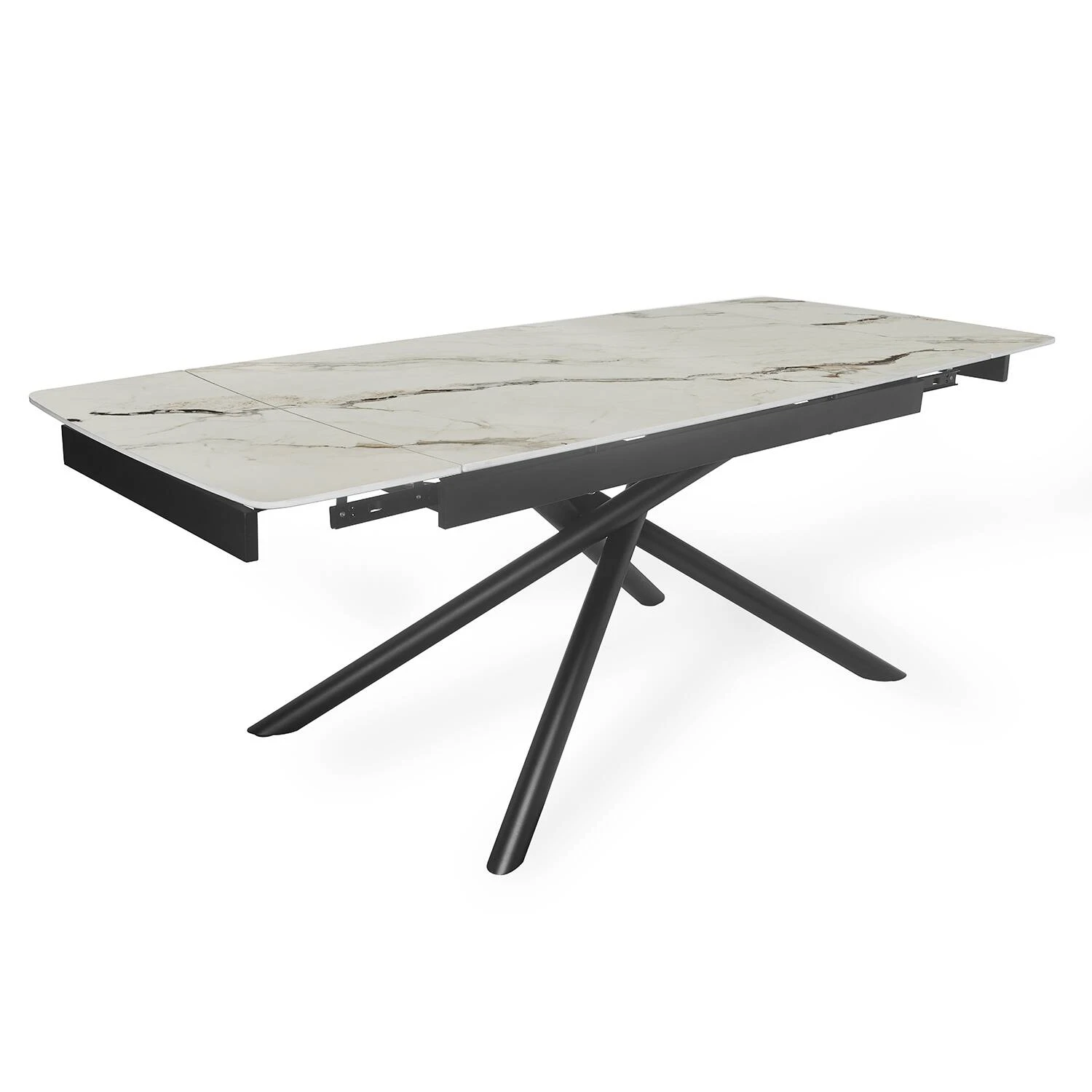 Стіл обідній розкладний Bjorn Philip 140-200х90х75 Alps snow stone Matt