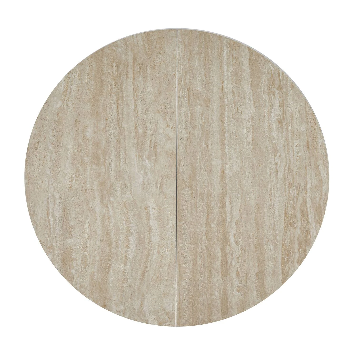 Стіл обідній розкладний Bjorn Atlas 105-138х105х76 Beige Roman Stone Matt (Sahara leg)