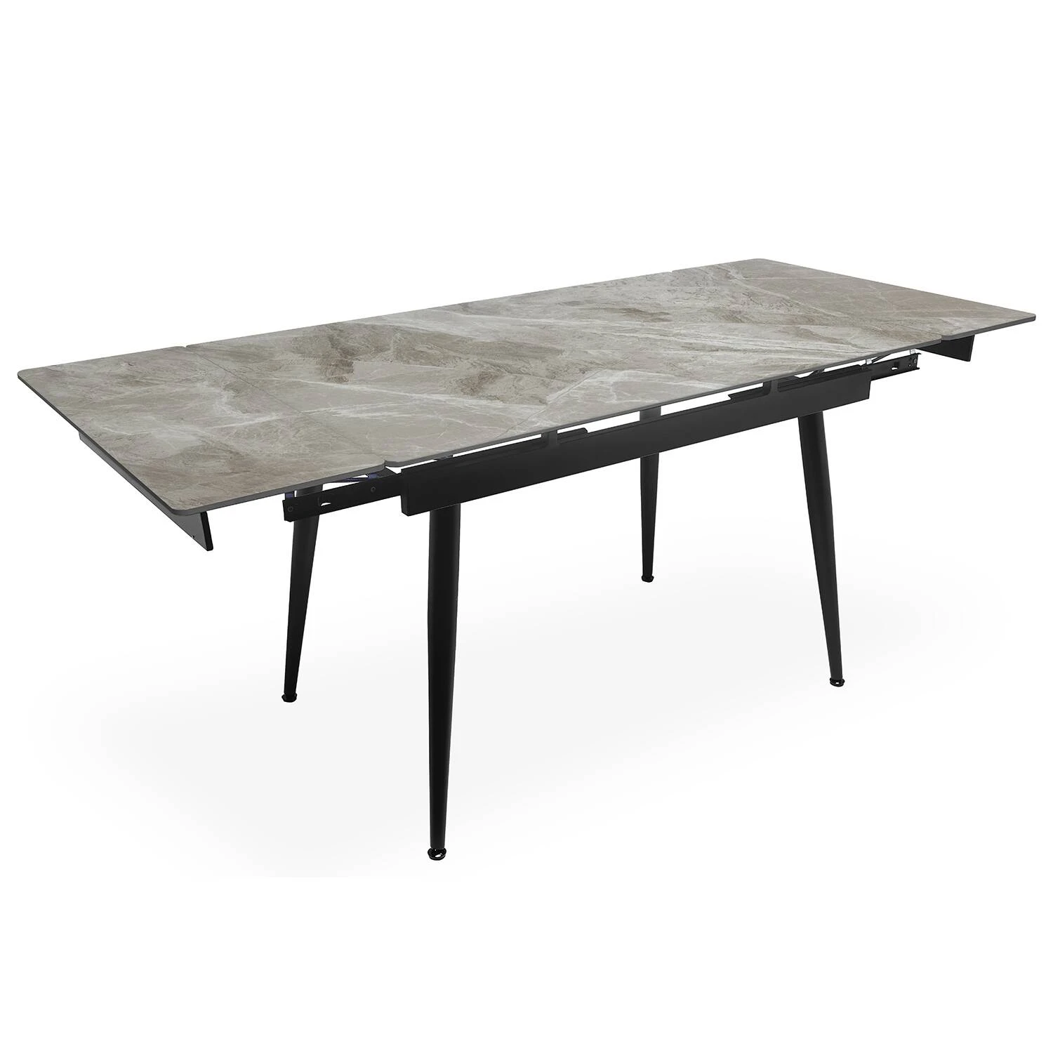 Стіл обідній розкладний Bjorn Connor 140-200х80х76 Italy Grey Glossy