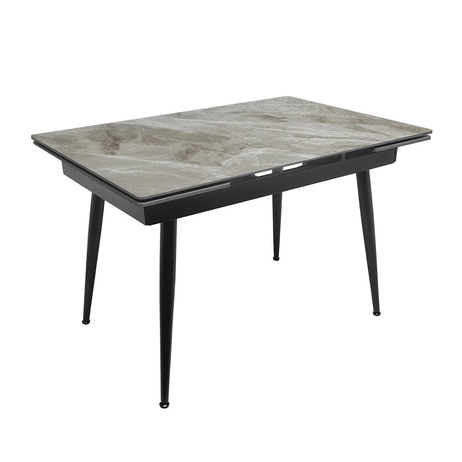 Стіл обідній розкладний Bjorn Connor 140-200х80х76 Italy Grey Glossy