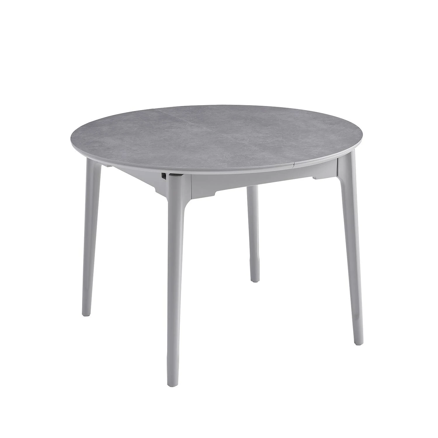 Стіл обідній розкладний Bjorn Askold R 105-135х105х76 Vic Light Grey (grey leg)